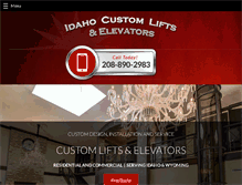Tablet Screenshot of idahocustomlifts.com